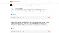 Top Hacker News顶级黑客新闻，每日更新最新消息